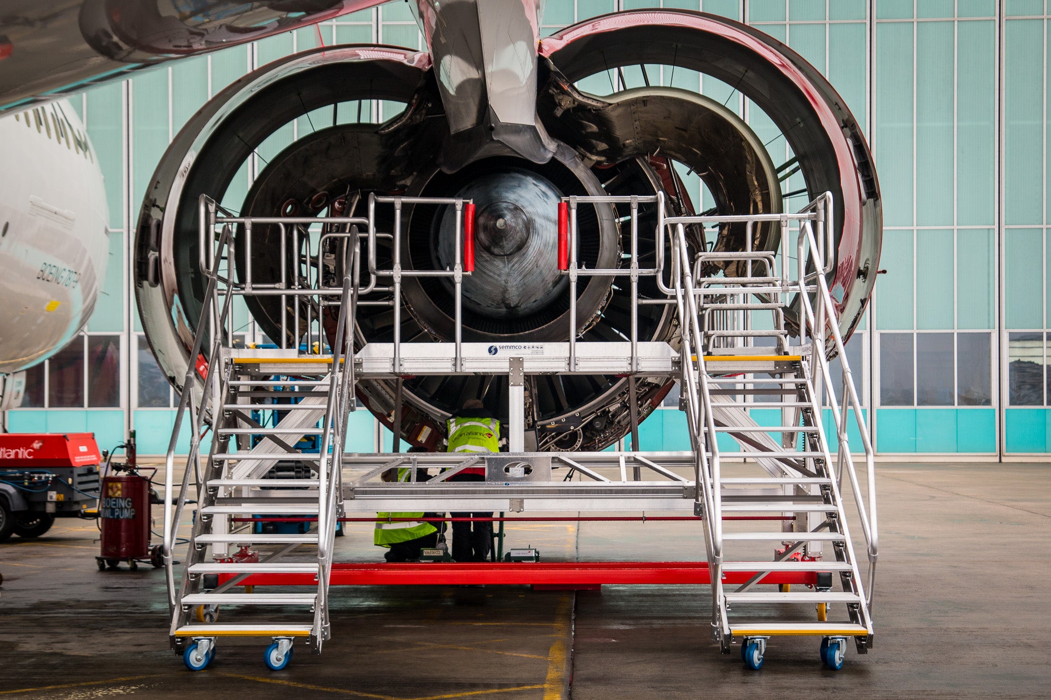 Engine Trent 1000 ACE Variable Height Access Platform - Rear Section H1.8-2.6m x L4.4m x W4.2m