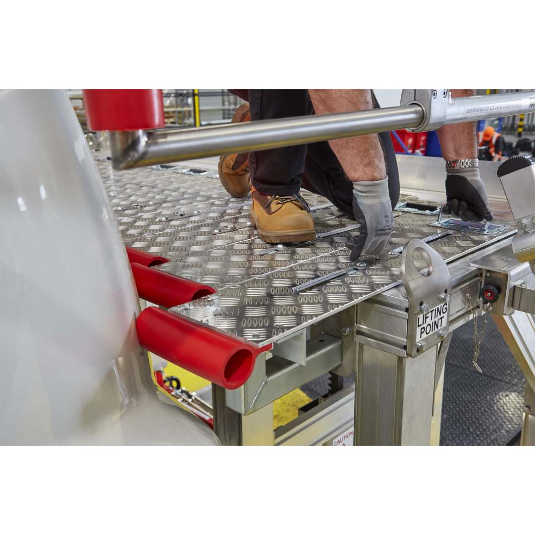 Semmco Variable Height Front Access Rail Maintenance Platform H1.45m -1.95m – image 2