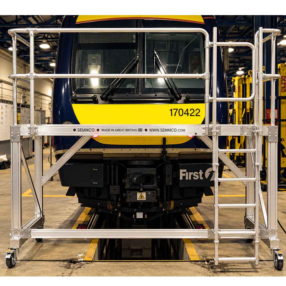 Semmco Fixed Height Rail Front Access Platform H1.5m – front view