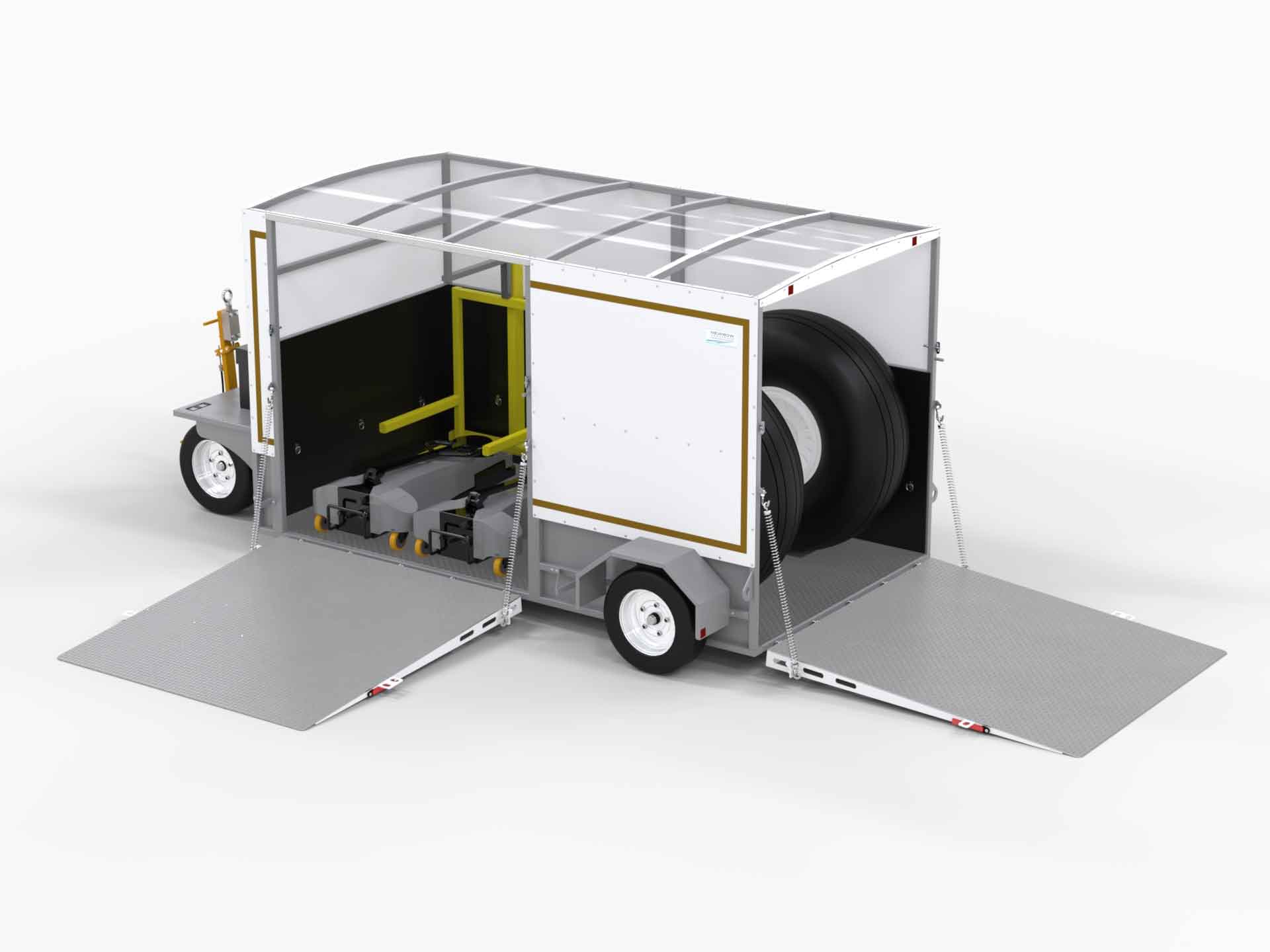 Wheel & Brake Change Trailer XL - Enclosed