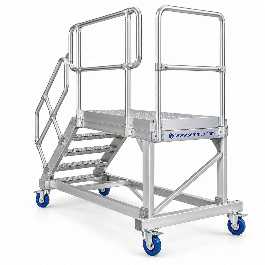 Semmco Side Access Rail Maintenance Platform – front view