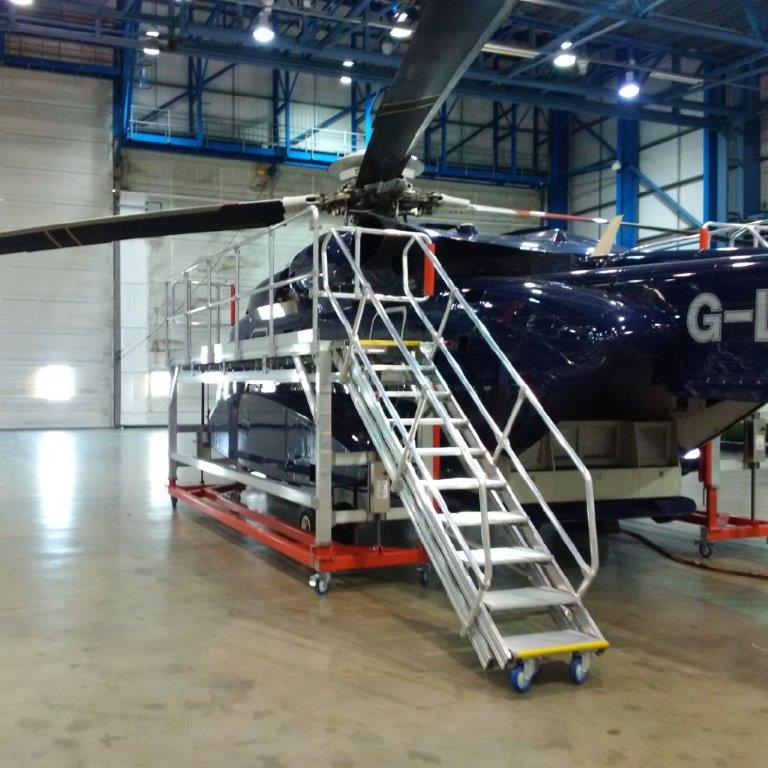 Helicopter S92 Variable Height Access Platform H1.9-2.7m x L6m x W1m RH
