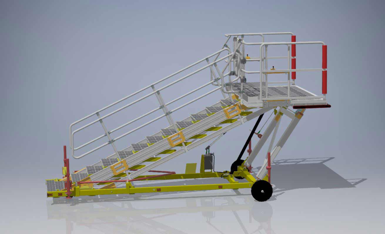 PAX Variable Height Access Platform Hangar H1.9-3.25m x W2.2m x L1.5m 