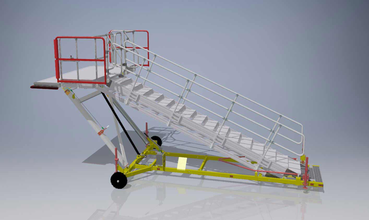 PAX Variable Height Access Platform Hangar H2.5-4.5m x W3.0m x L1.5m 