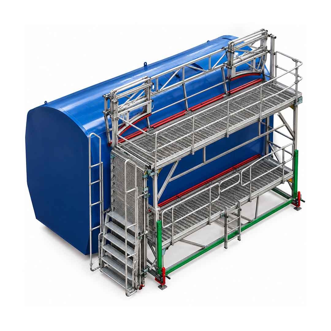 Semmco Roof & Secondary Door Rail Access Maintenance Platform H3.25m