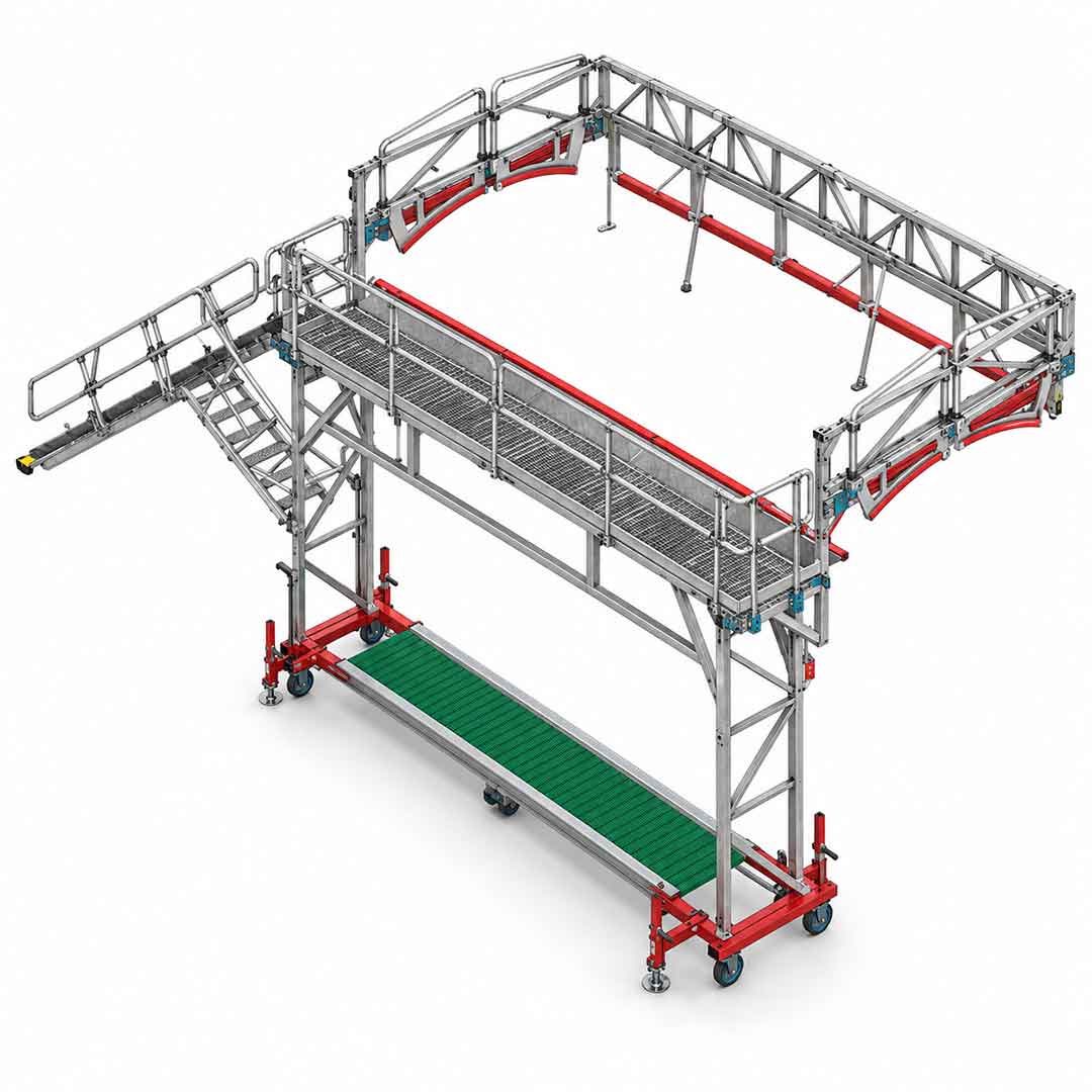 Semmco Roof Rail Access Platform H3.55m