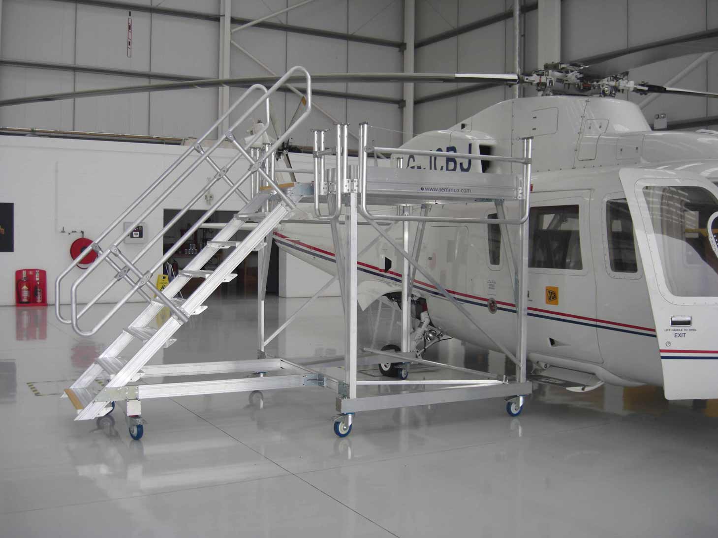Helicopter S76 Fixed Height Access Platform H2.0m x L2.0m x W1.5m