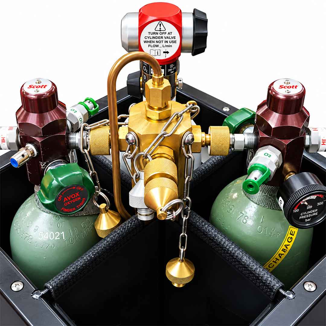 Oxygen Charging Rig - Flight Deck Cylinder