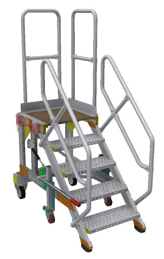 Engine Build/Strip Fixed Height Platform/Hop Up H1.0m x L0.6m x W0.6m